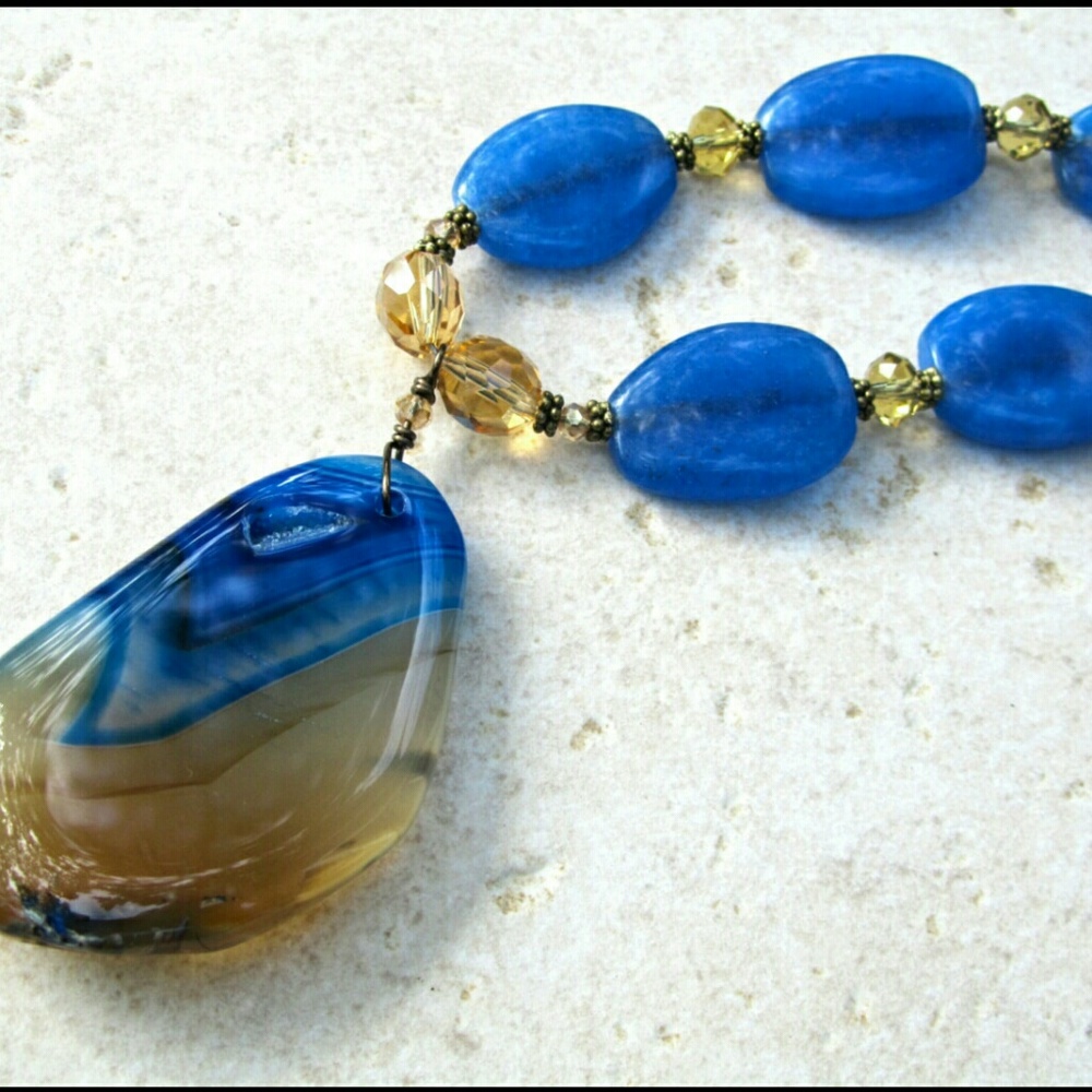 Bold statement necklace